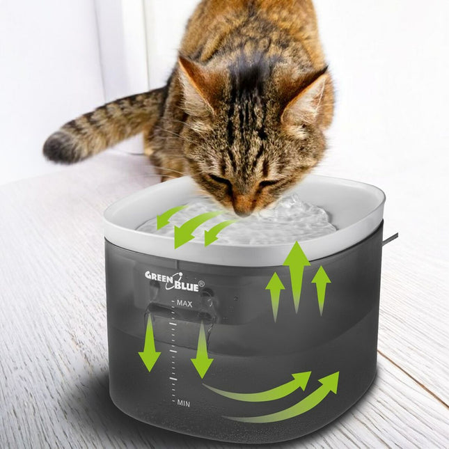 Cat Feeder Greenblue GB392 Grey-1